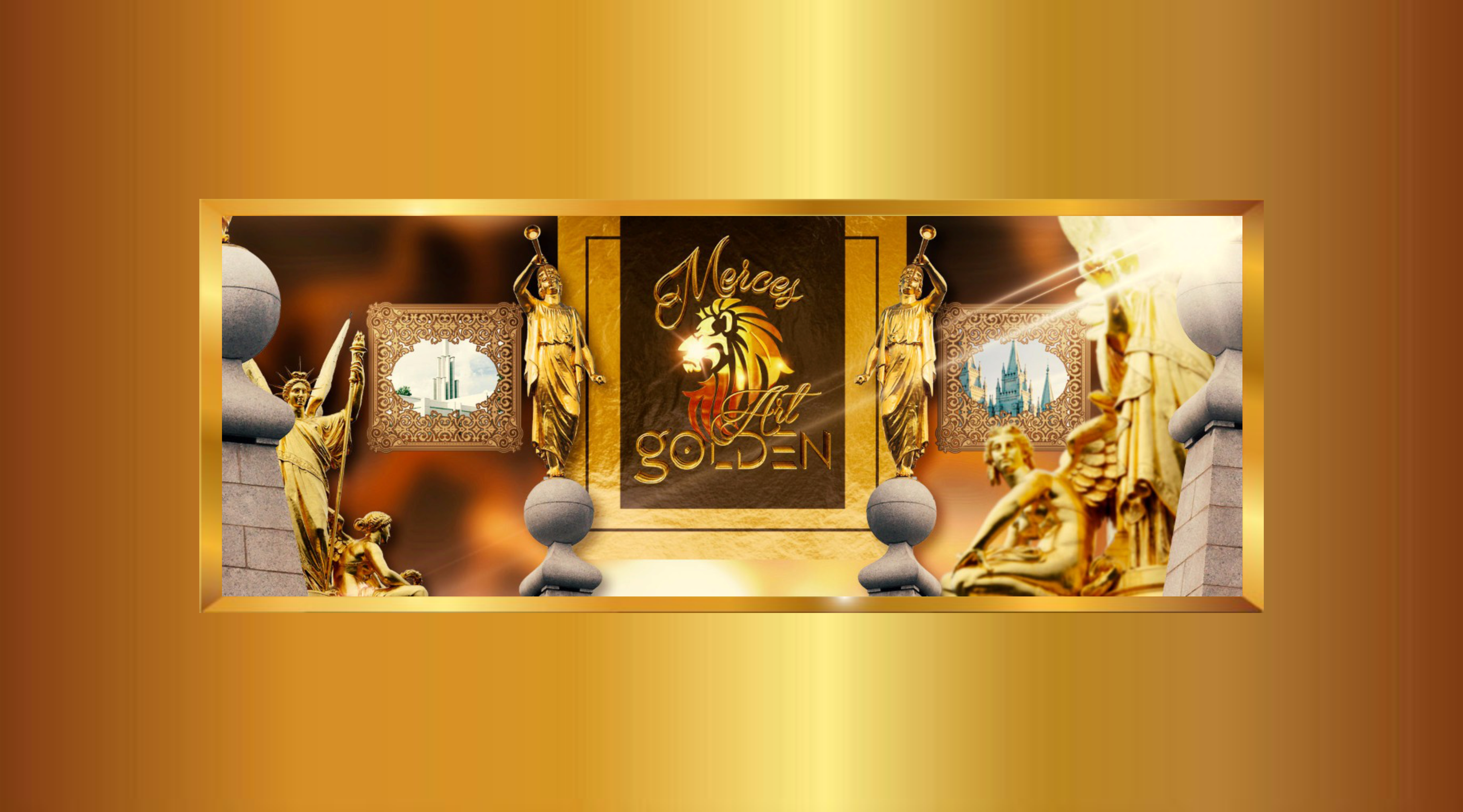 Angel Moroni restored with gold leaf