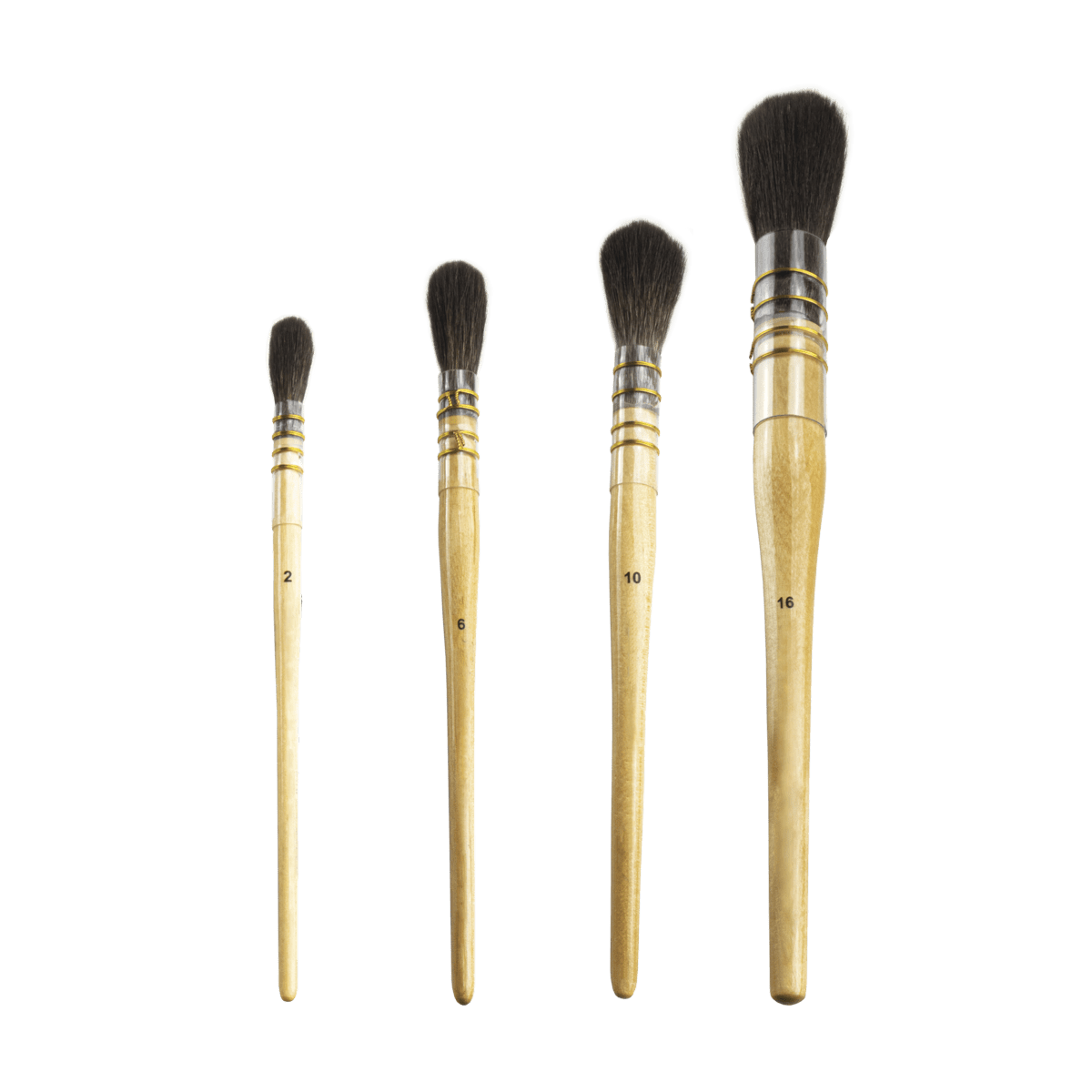 Round squirrel hair gilder’s mop