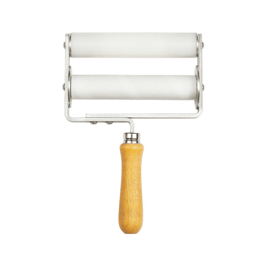 Applicator for imitation leaf rolls